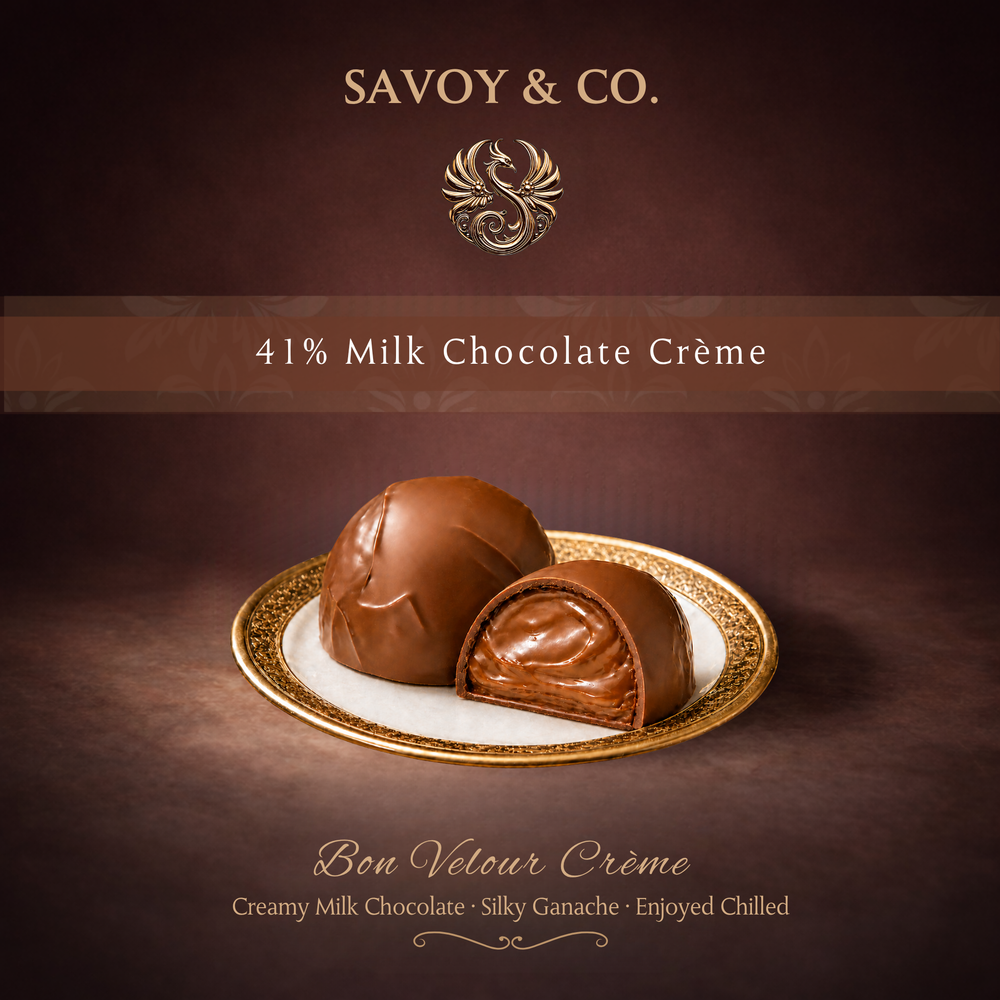 Bon Velour Crème – 41% Milk Chocolate - Made Fresh To Order